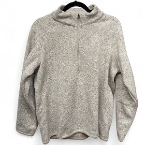 Stormpack Women's Beige Quarter Zip Sweater